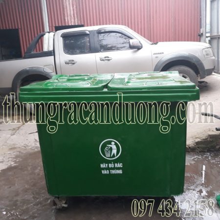 Thùng rác composite 660 lít