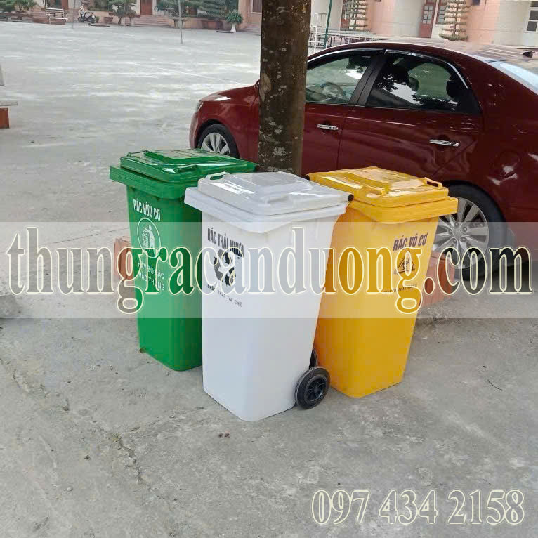 Thùng rác công cộng 120 lít Thùng rác công cộng 120 lít