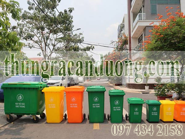 Dung tích của thùng rác nhựa 660L - 240L-120L-60L
