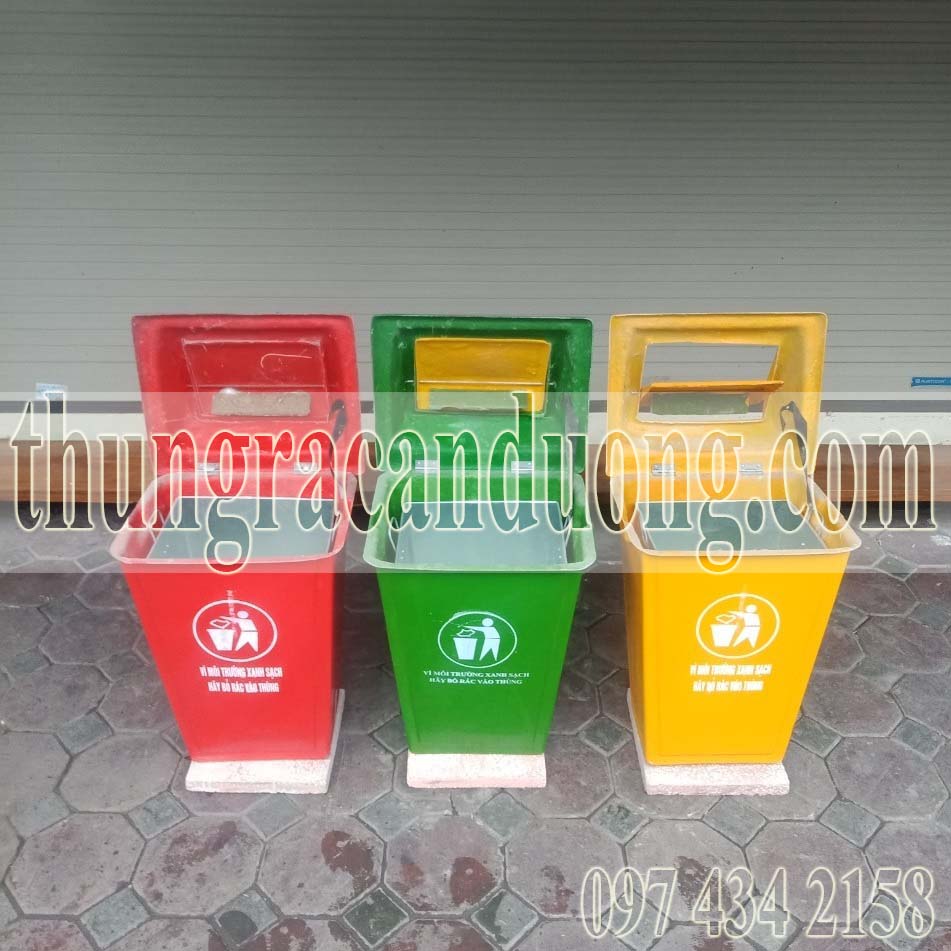 So sánh thùng rác nhựa HDPE và Composite