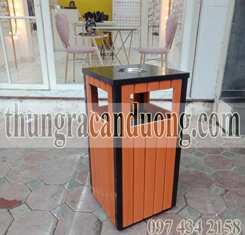 Báo giá thùng rác gỗ