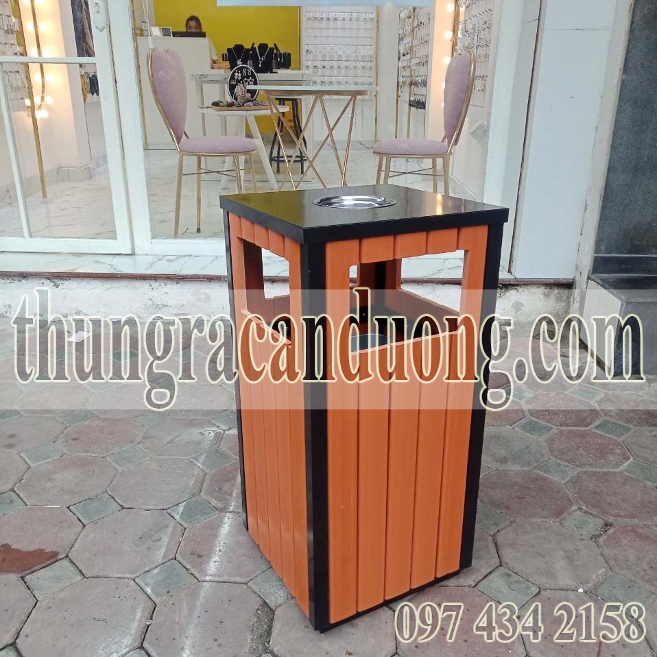 Báo giá thùng rác gỗ