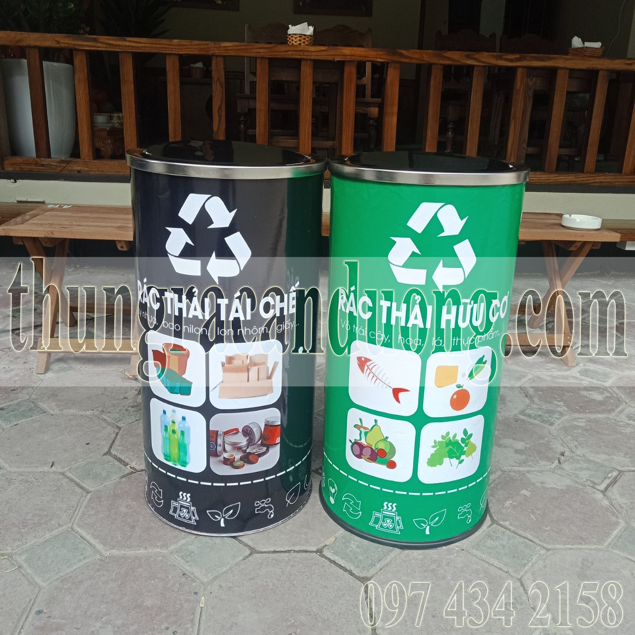 Báo giá thùng phân loại rác