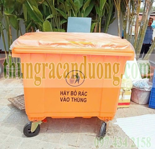 Báo giá thùng rác 660 lít