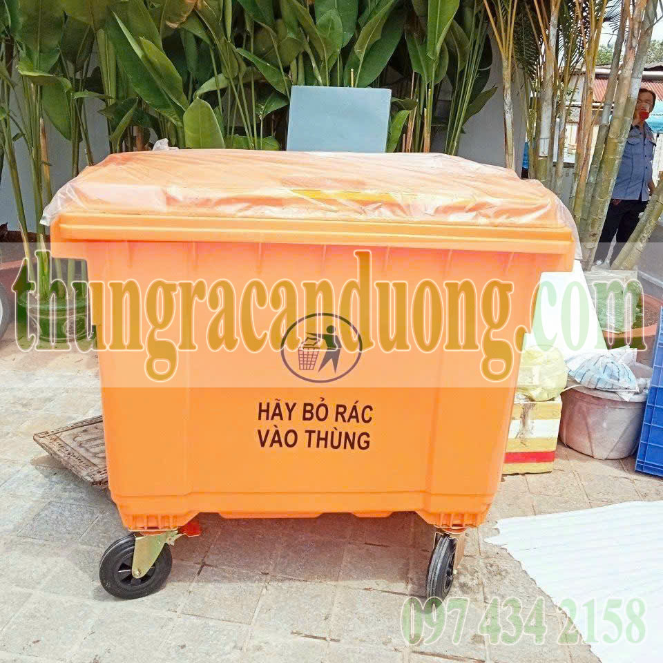 Báo giá thùng rác 660 lít